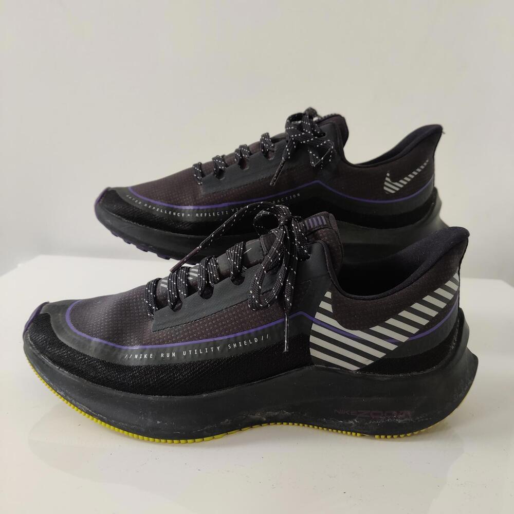 Nike Zoom Winflo 6 Shield Oil Grey BQ3190-002 Size 7 Men's Sneakers